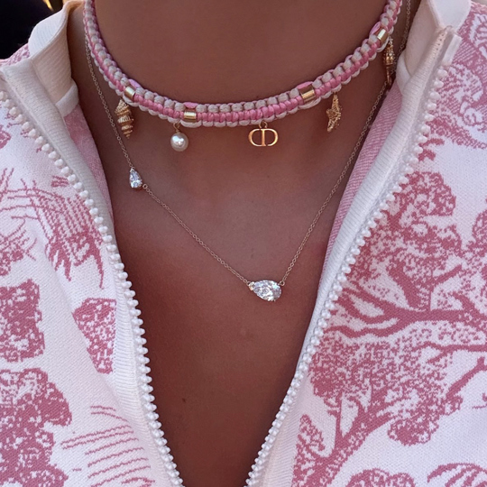 Chaser Pear Necklace2