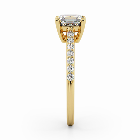 Wi Belle Diamond Band Asscher 00006