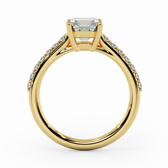 Wi Belle Diamond Band Asscher 00005